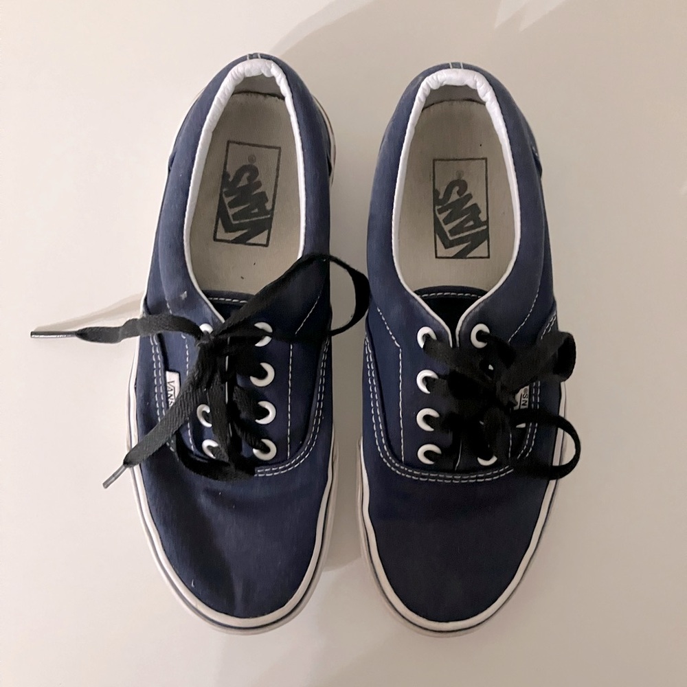 Navy Vans, men’s size 5.5, women’s size 7